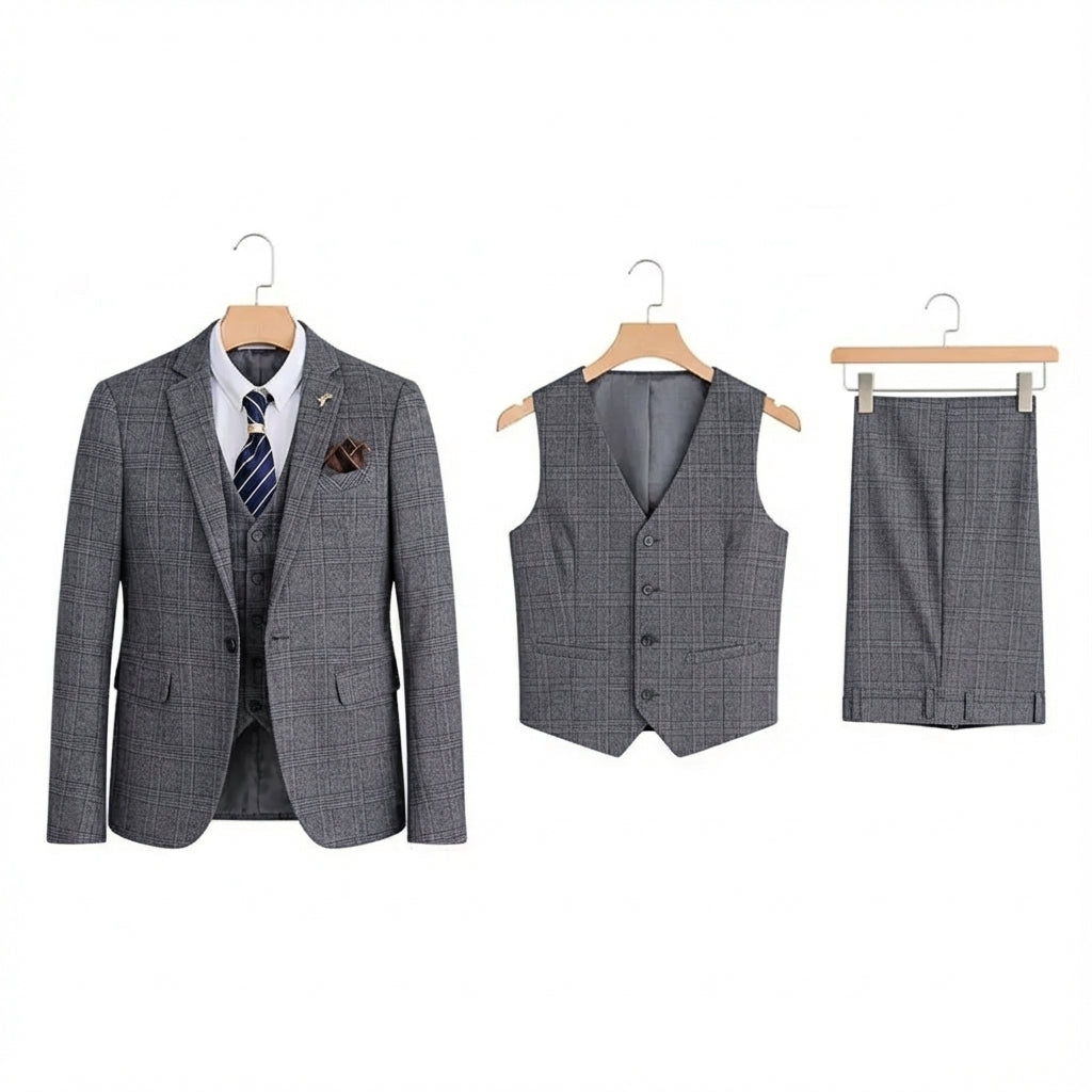 Costume Old Money Gris - old money style