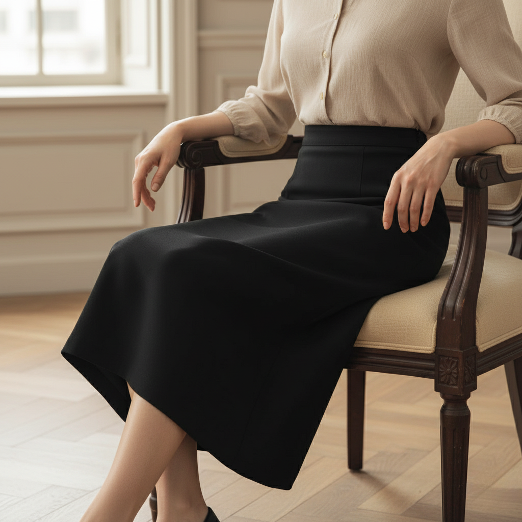 Jupe Plissée en Soie - My Store