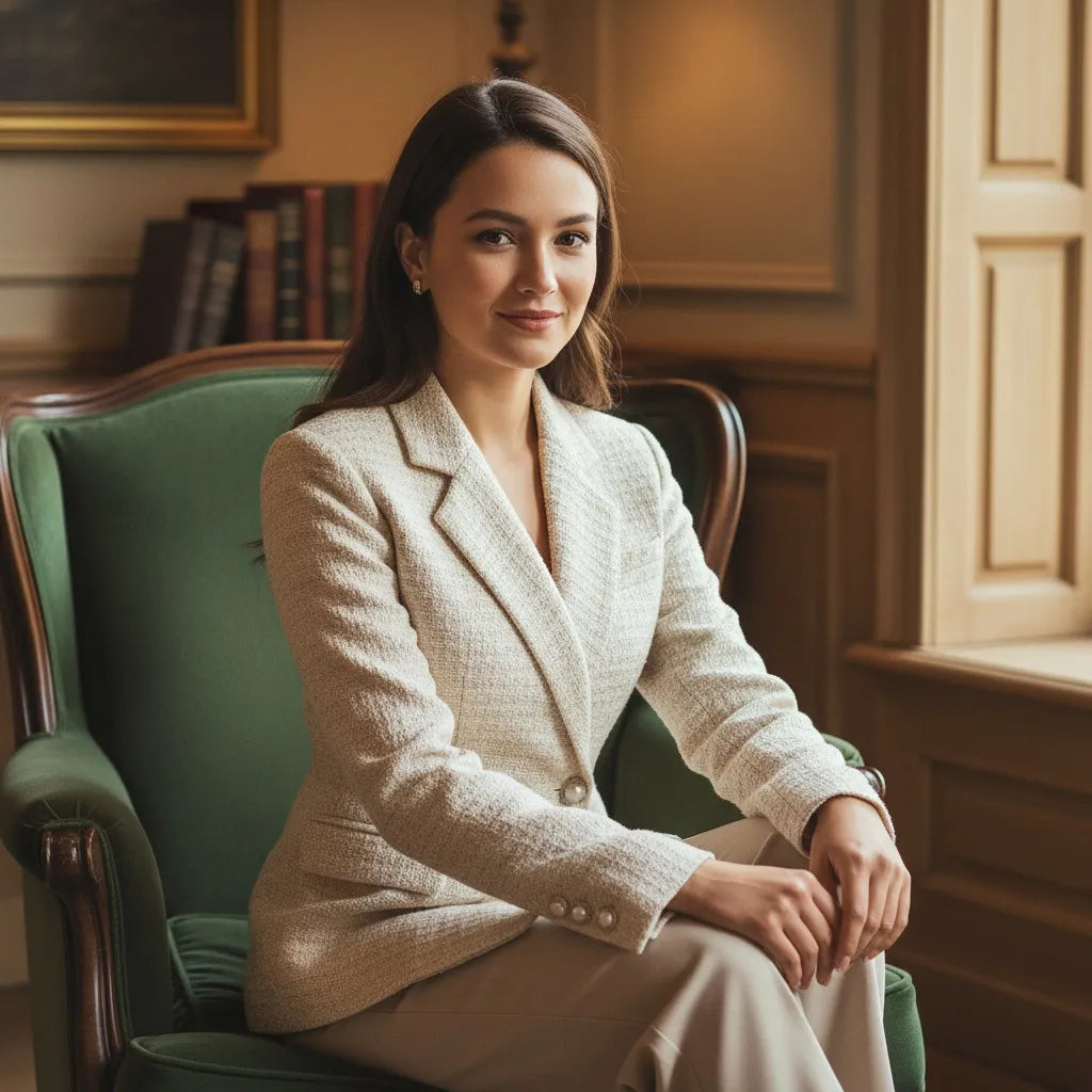 Blazer Tweed - old money style