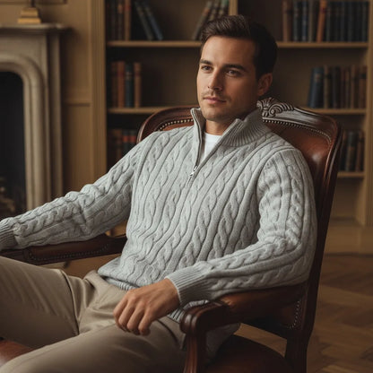 Cardigan Laine Homme - old money style