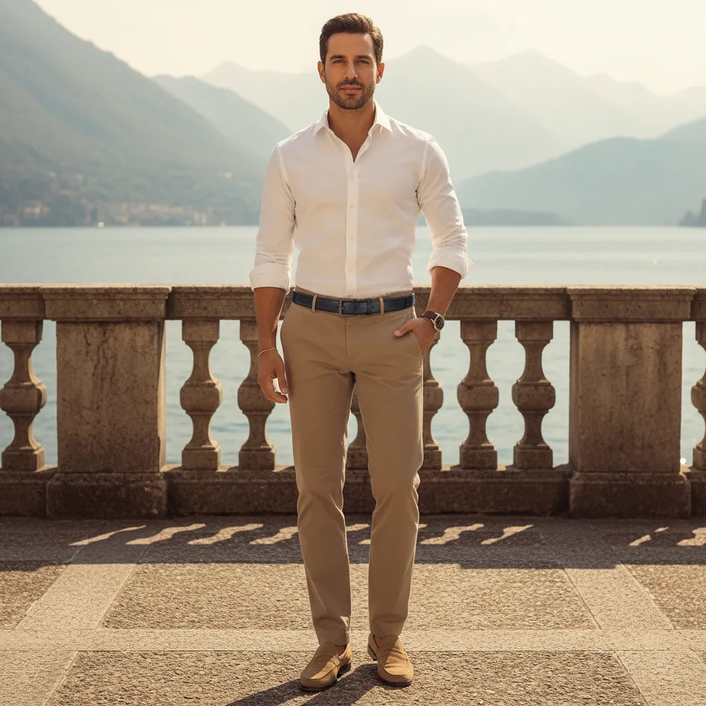 Ceinture Old Money Homme - old money style