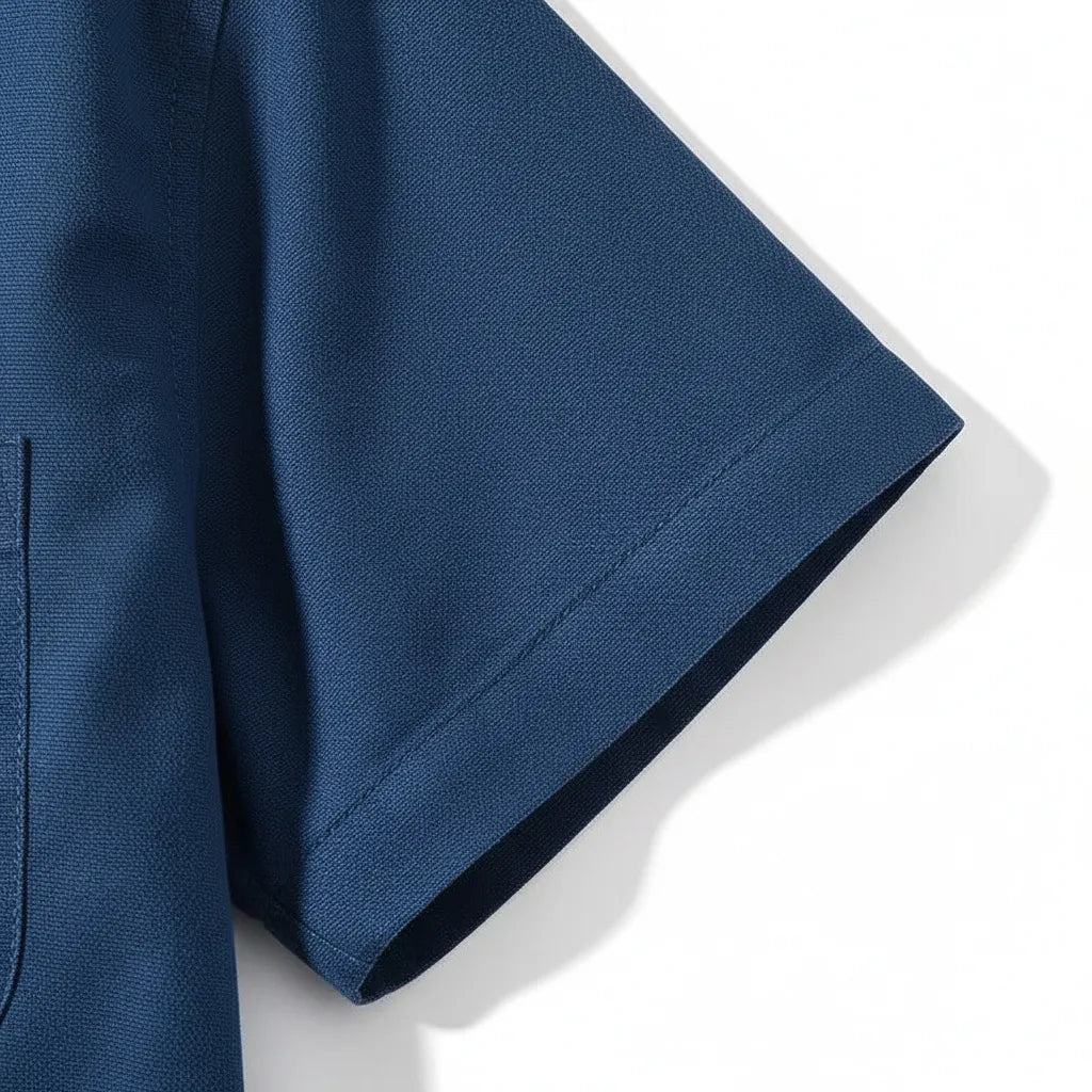 Chemise en Lin Homme Manche Courte - old money style