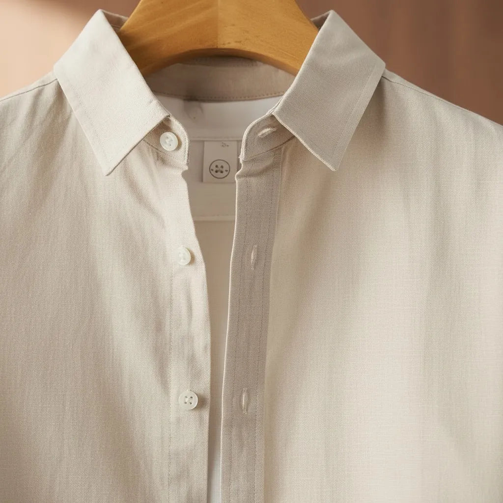 Chemise en Lin Homme Manche Longue - old money style