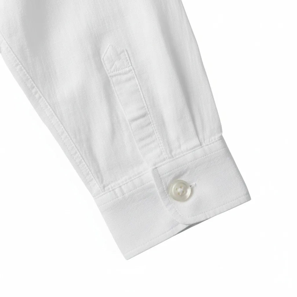 Chemise en Lin Homme Manche Longue - old money style