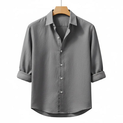 Chemise Homme Old Money Gris - old money style