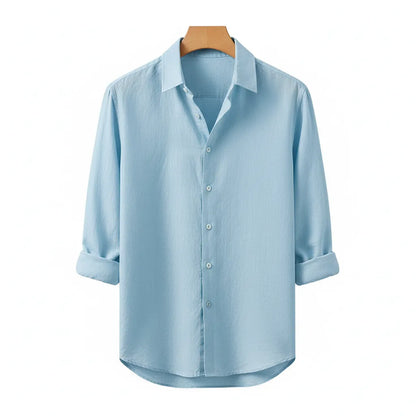 Chemise Homme Old Money Bleu - old money style