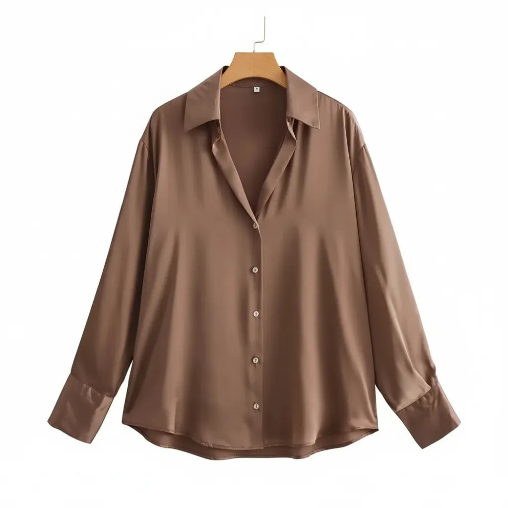 Chemise Old Money Marron S - My Store