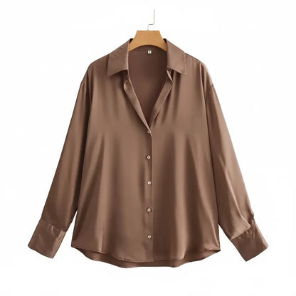Chemise Old Money Marron S - My Store