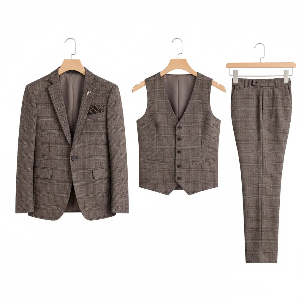 Costume Old Money Marron - old money style