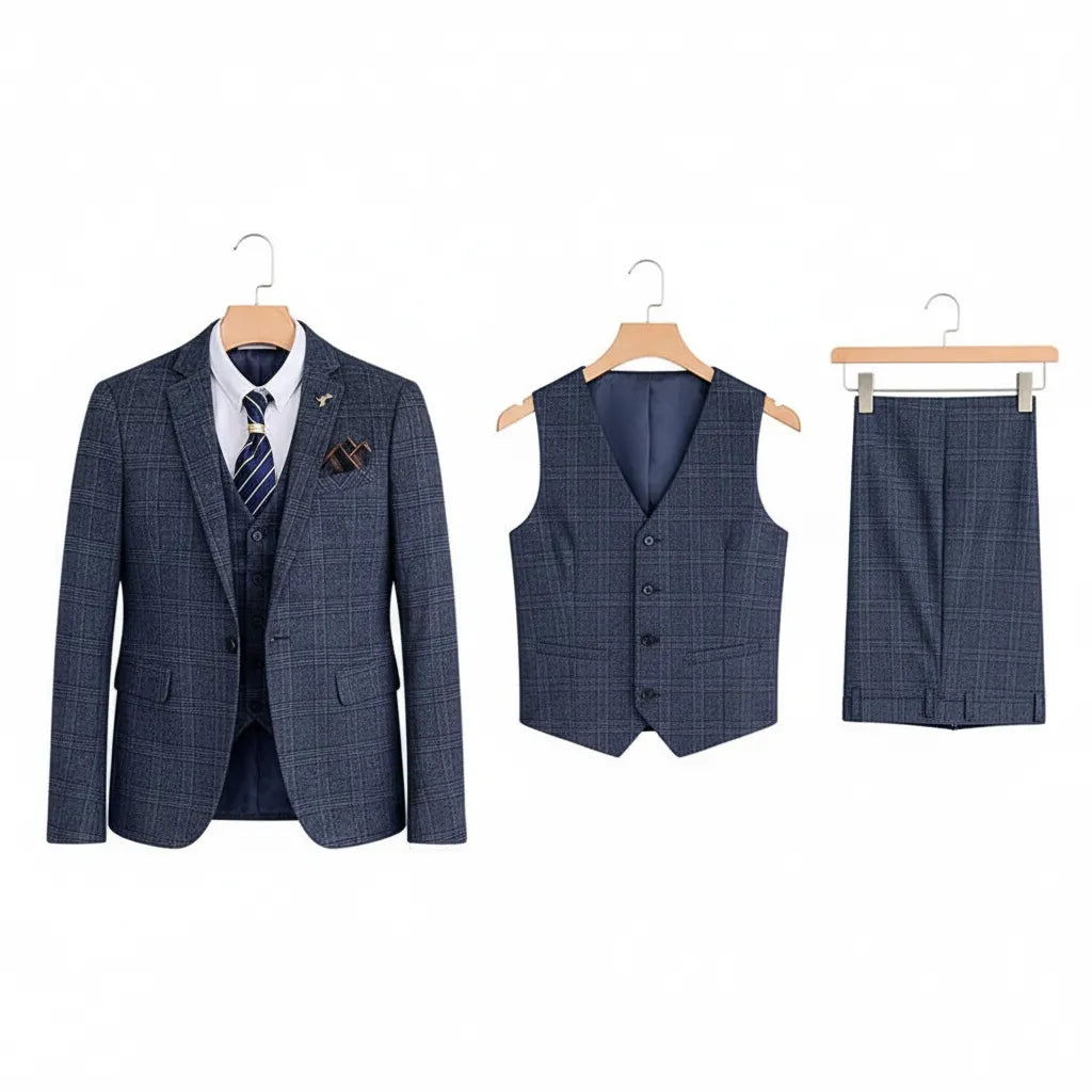 Costume Old Money Bleu - old money style