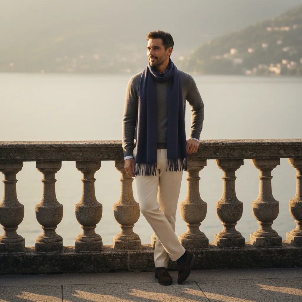 Écharpe Laine Homme - old money style