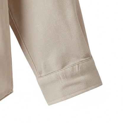 Ensemble en Lin Homme - old money style