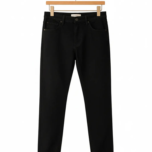 Jean Old Money Homme Noir - old money style