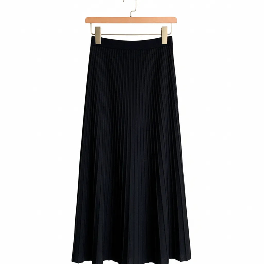 Jupe Longue à Volants Noir - My Store