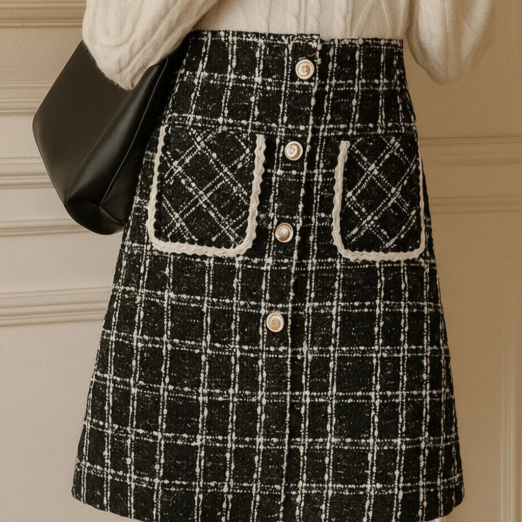 Jupe Midi Rayures - My Store