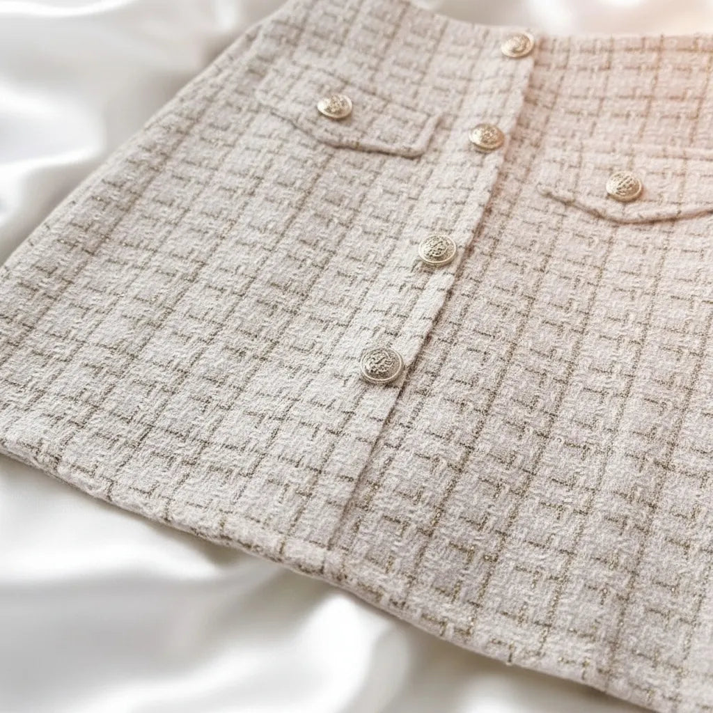 Jupe Motif Prince de Galles - My Store