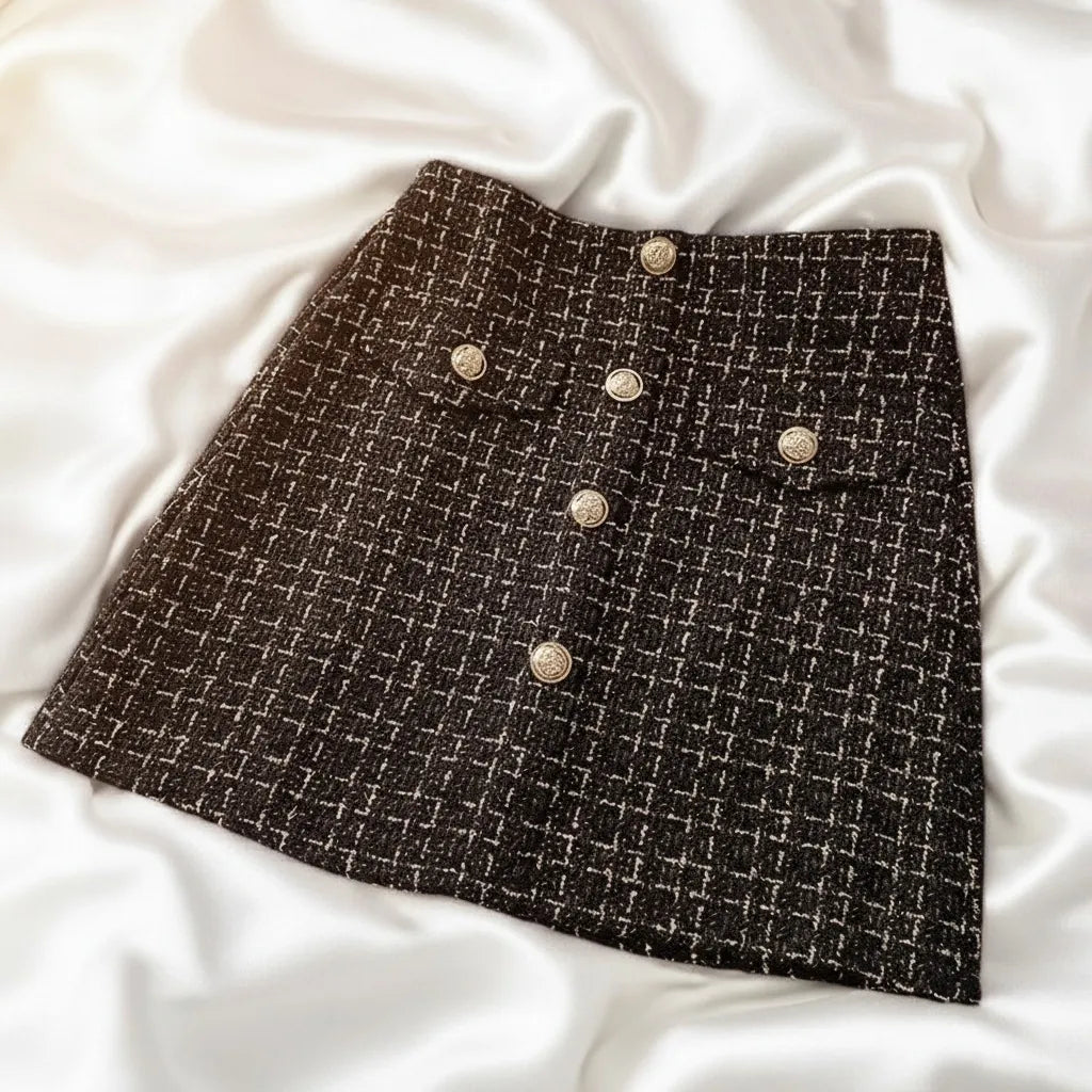 Jupe Motif Prince de Galles - My Store