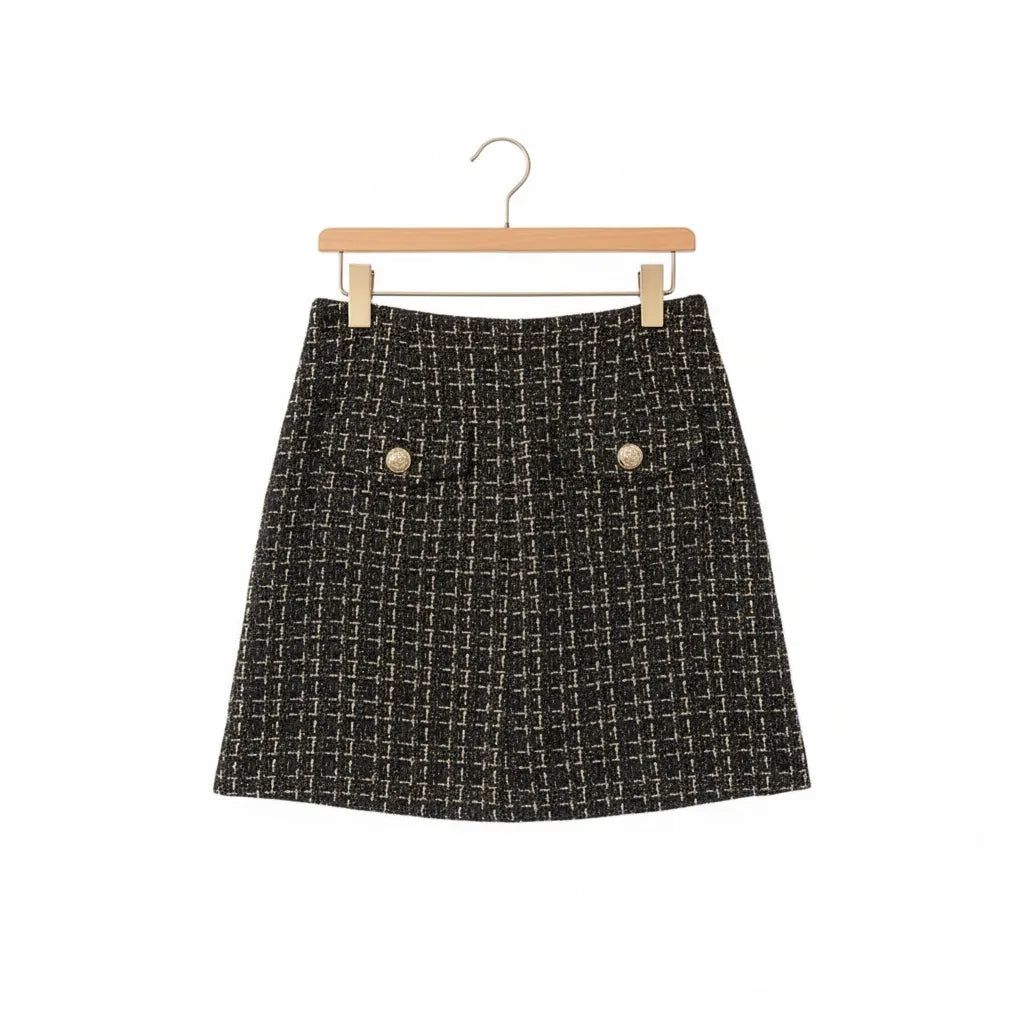 Jupe Motif Prince de Galles - My Store