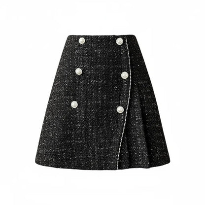 Jupe Old Money Noir - old money style