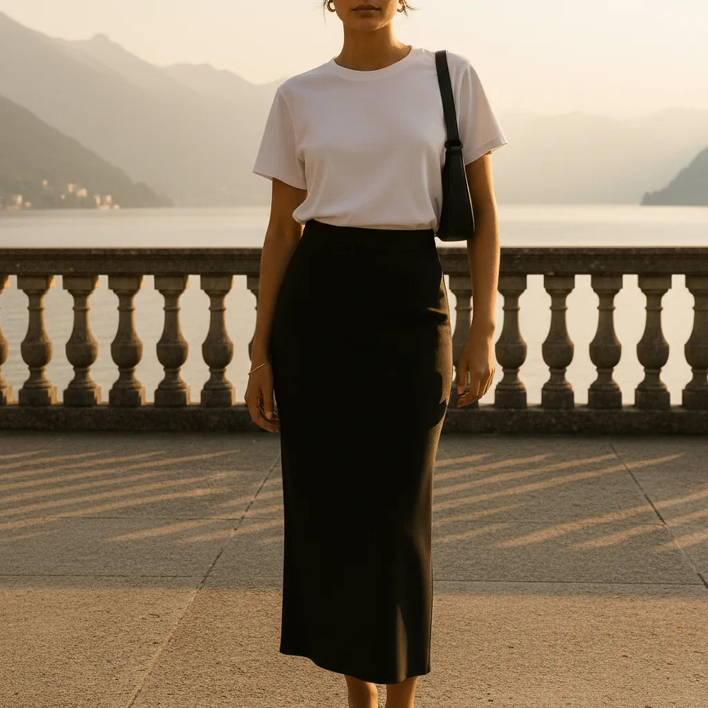 Jupe Plissée en Soie - My Store