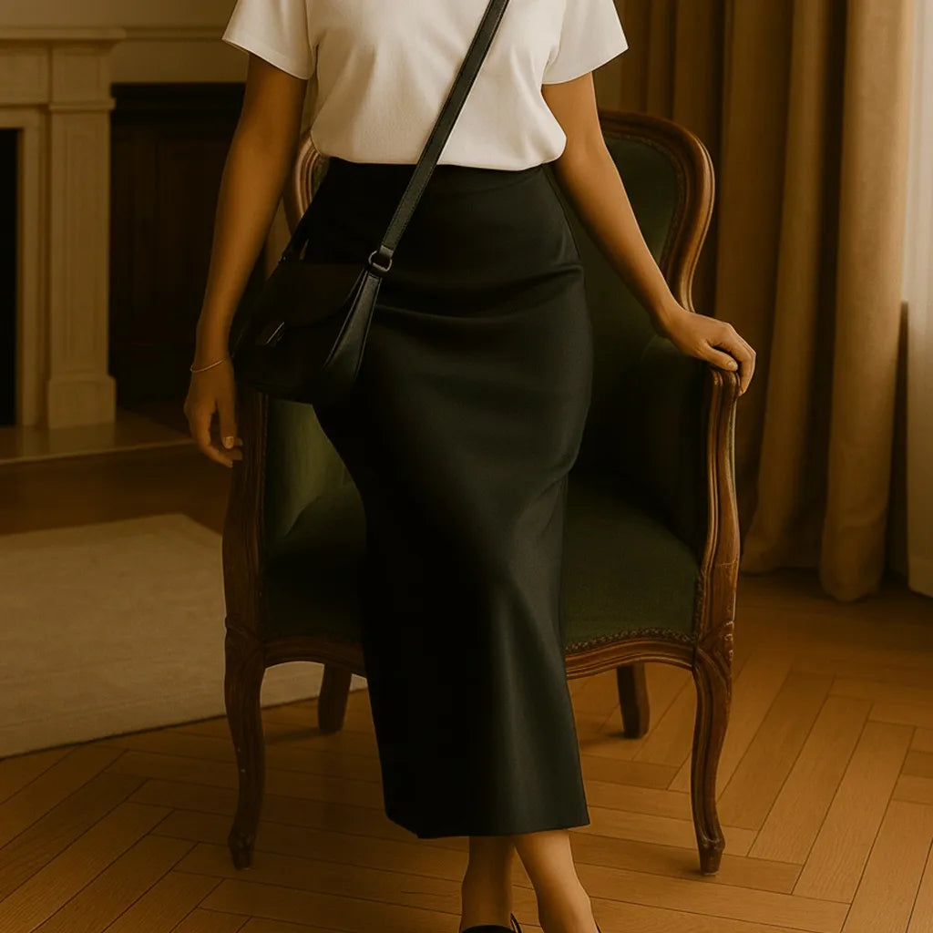 Jupe Plissée en Soie - My Store