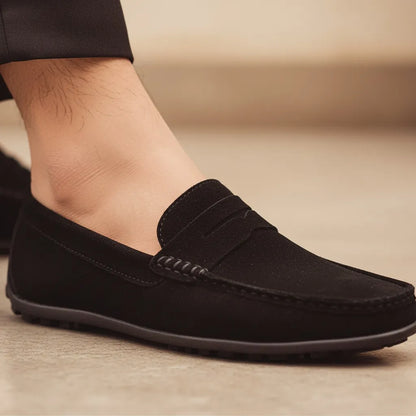 Mocassin en Daim Homme - old money style