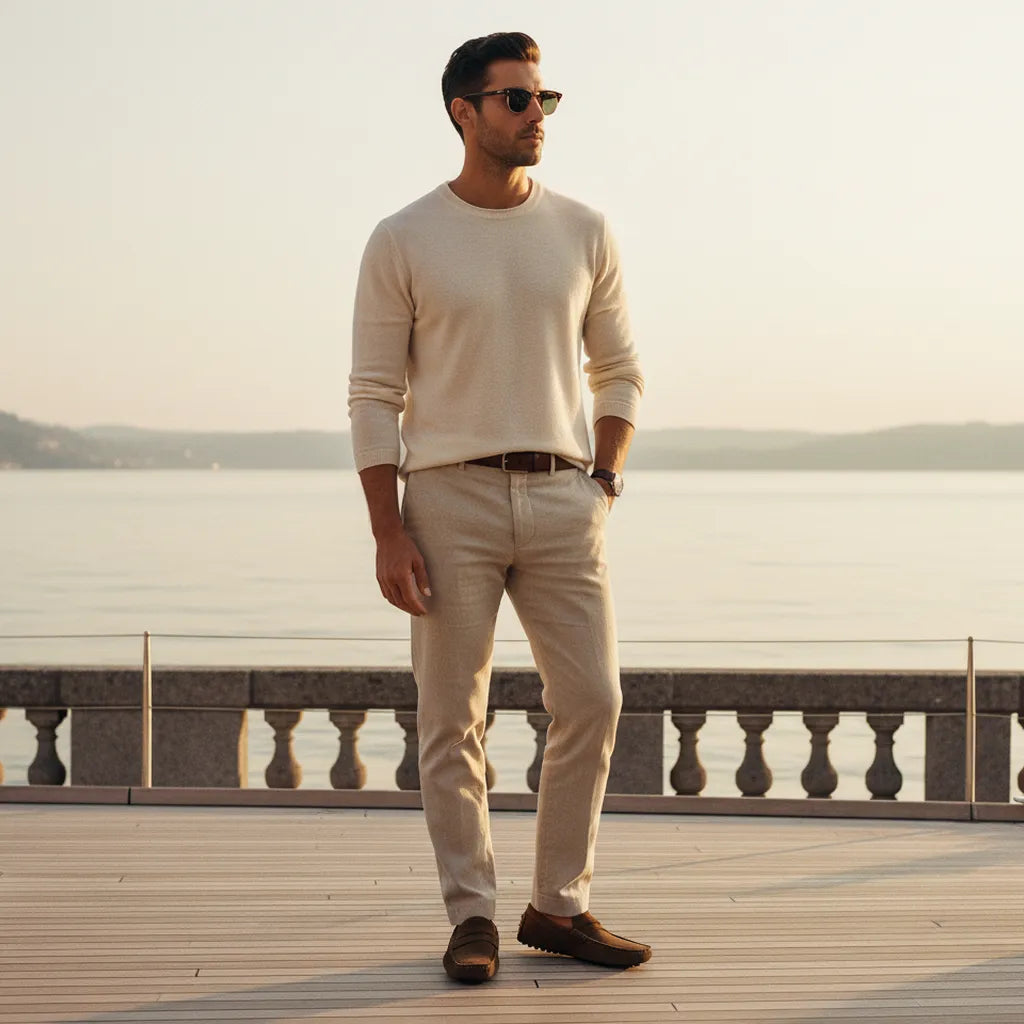 Mocassin en Daim Homme - old money style