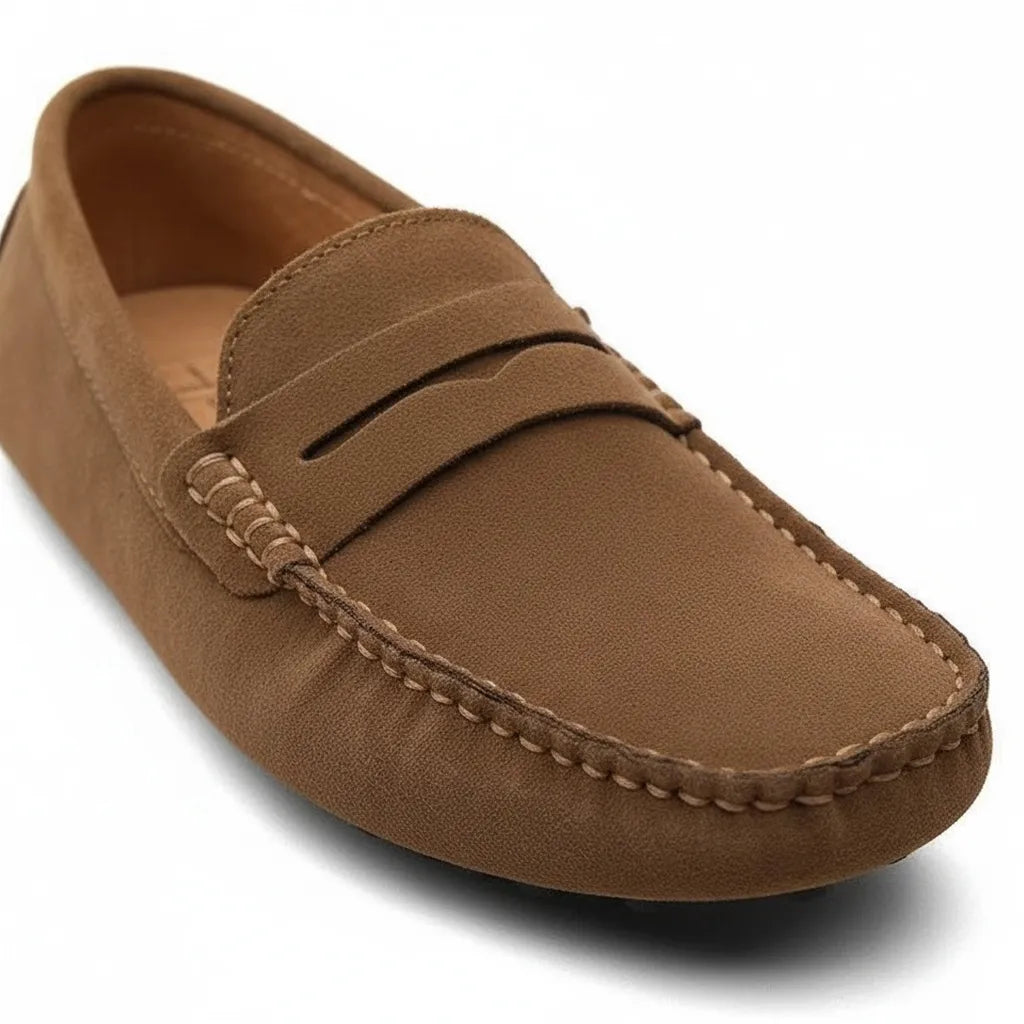 Mocassin en Daim Homme - old money style