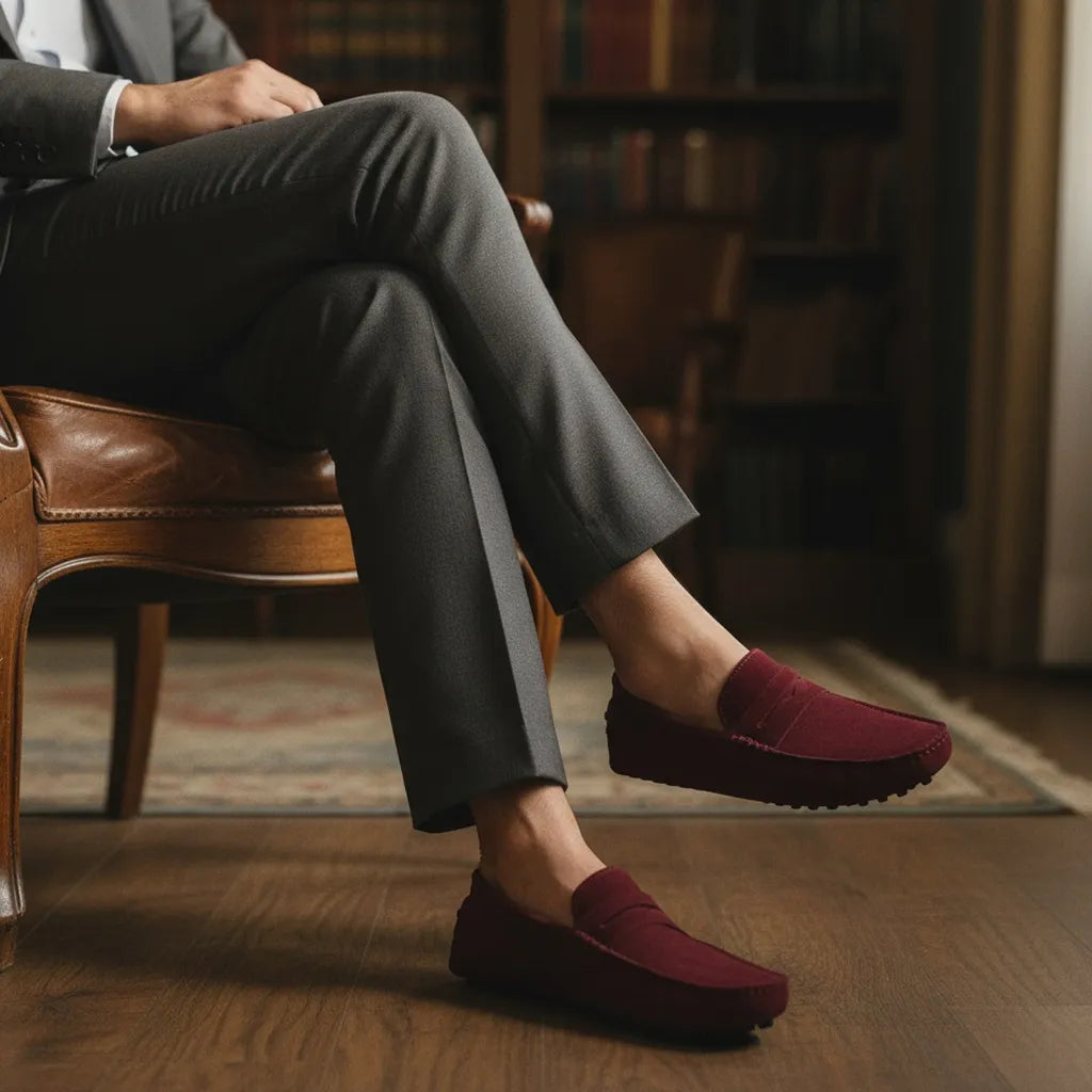 Mocassin en Daim Homme - old money style