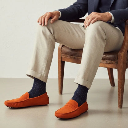 Mocassin en Daim Homme - old money style