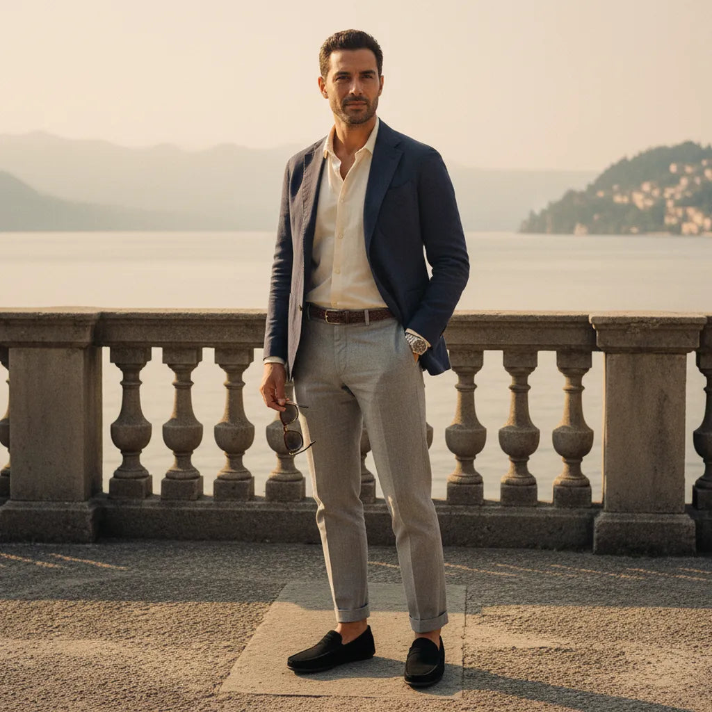 Mocassin en Daim Homme - old money style