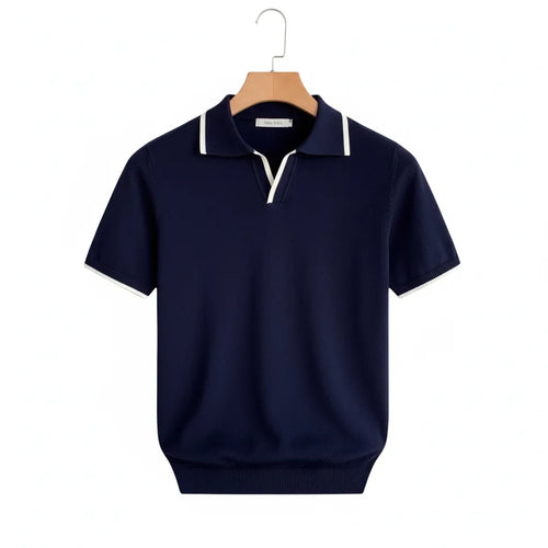 Old Money Style Polo Bleu marine - old money style
