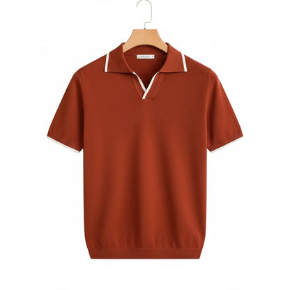 Old Money Style Polo Marron - old money style