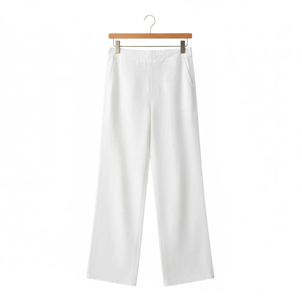 Pantalon Blanc Old Money Blanc S - old money style