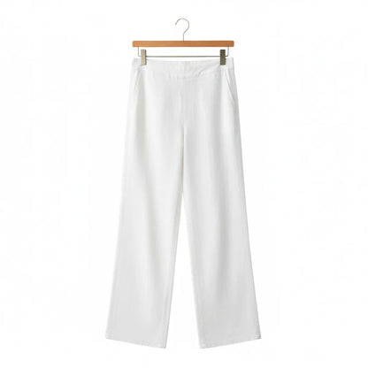 Pantalon Blanc Old Money Blanc S - old money style