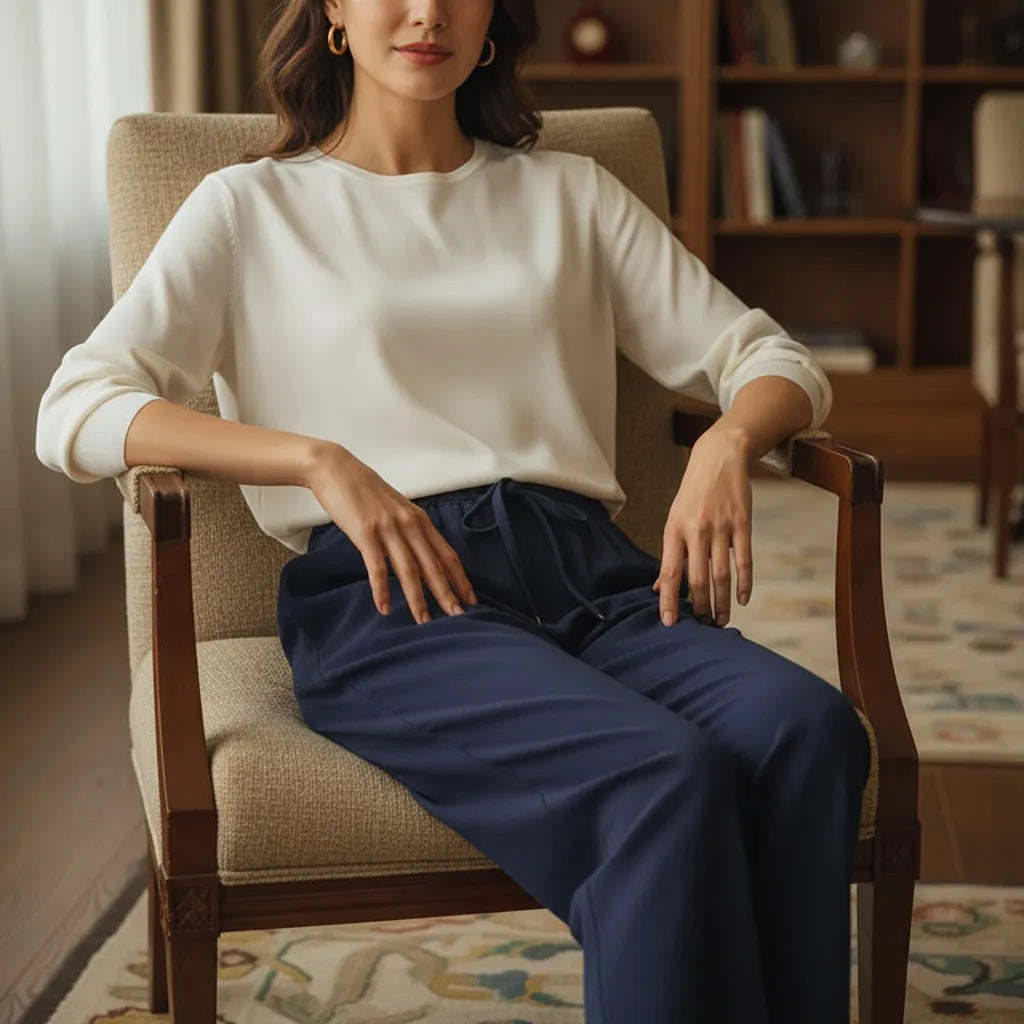 Pantalon en Lin - old money style