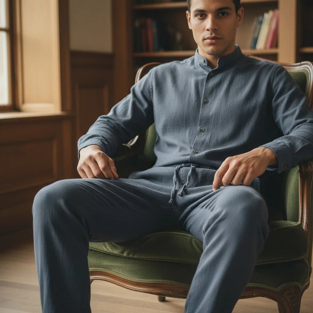 Pantalon en Lin - old money style