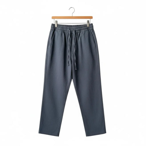 Pantalon en Lin Gris - old money style