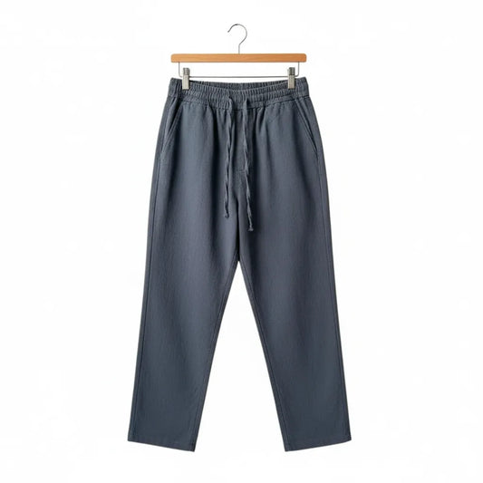 Pantalon en Lin Gris - old money style