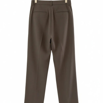 Pantalon Old Money Femme Marron - old money style