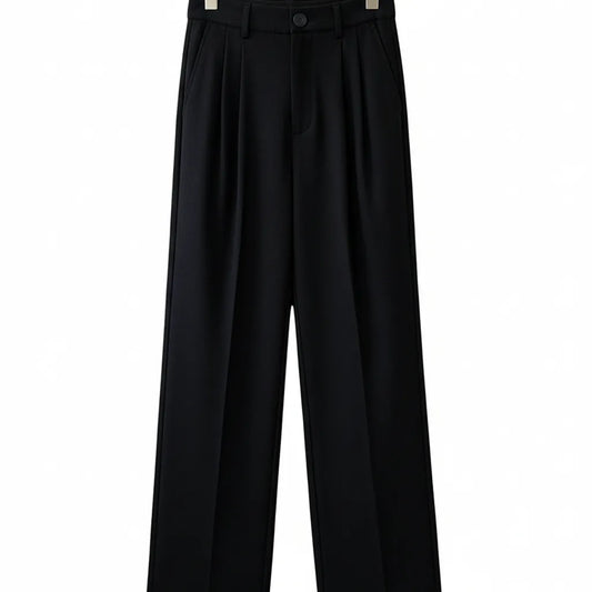 Pantalon Old Money Femme Noir - old money style