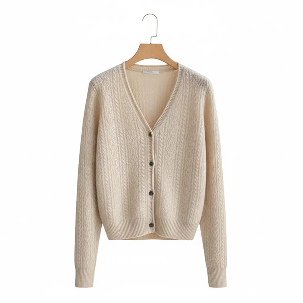 Pull Laine Mérinos Blanc - old money style