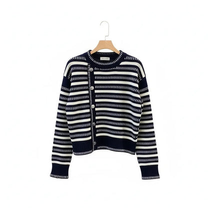 Pull Marinière Bleu Marine Femme Bleu Marine S - My Store