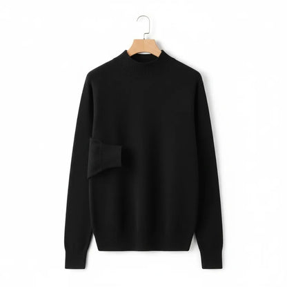 Pull pour Homme en Cachemire Noir - old money style