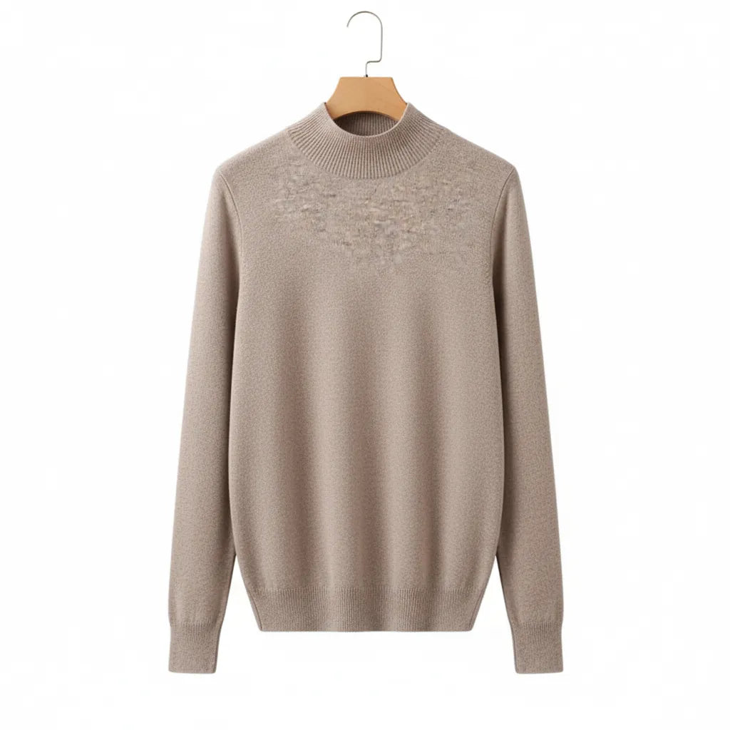 Pull pour Homme en Cachemire Marron - old money style
