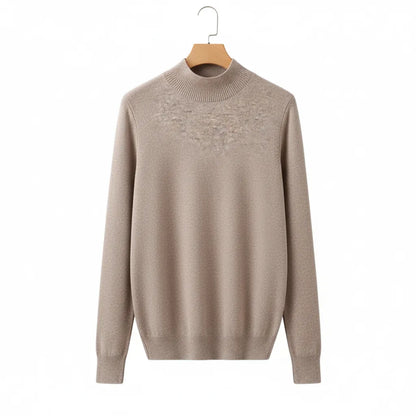Pull pour Homme en Cachemire Marron - old money style