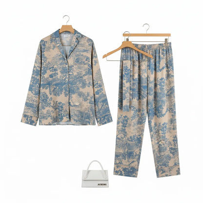Pyjama Old Money Bleu Ciel - old money style