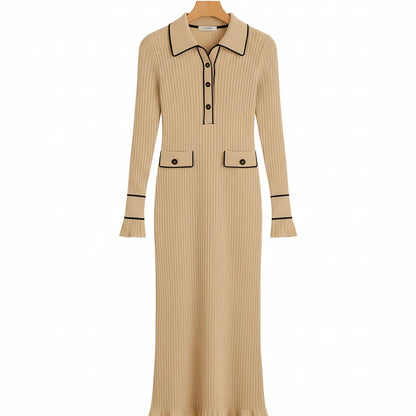 Robe Longue Aesthetic Beige - My Store