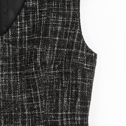 Robe Tweed Noir - My Store