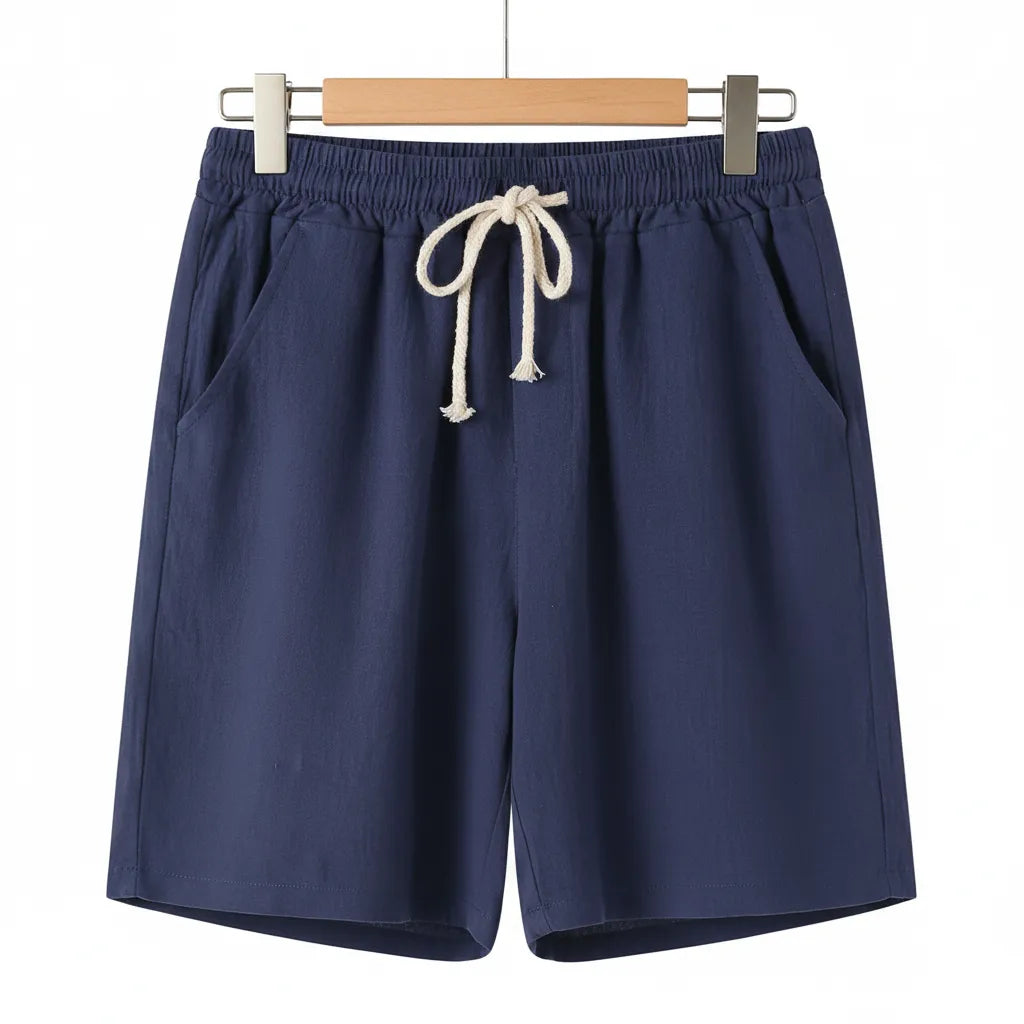 Short Homme Old Money Bleu marine - old money style